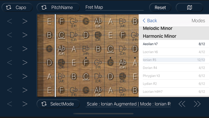 Fret Map
