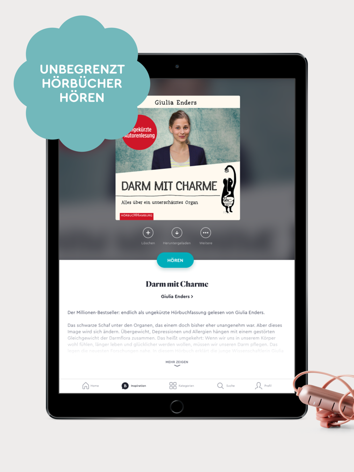 BookBeat - Hörbuch-Flatrate