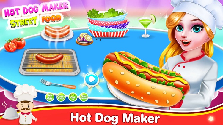 Hot Dog Burger Food Game screenshot-0