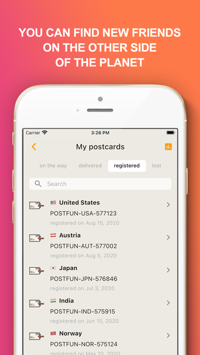 Postfun - exchange postcards screenshot 4