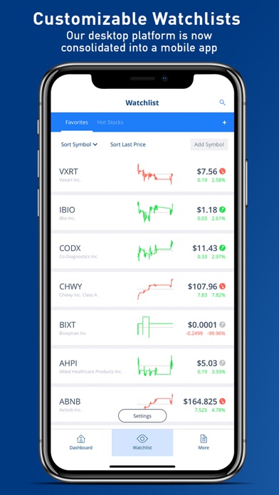 StocksToTrade Mobile Screenshot