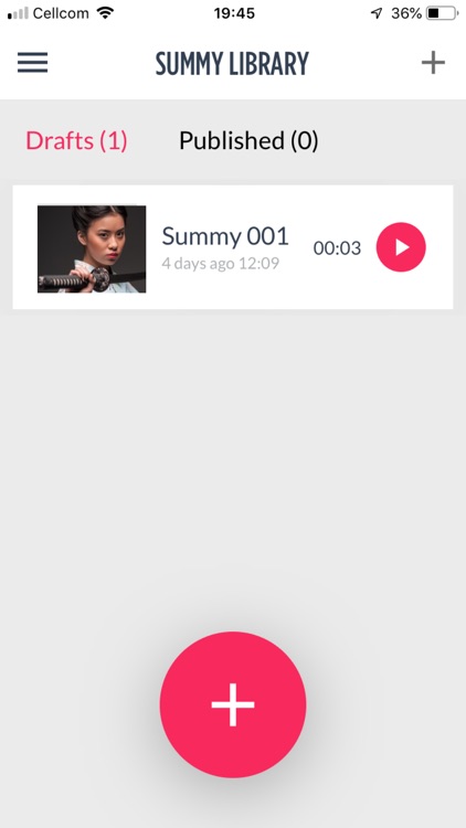 Summurai Recorder App