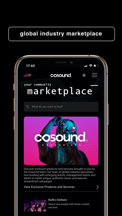 Cosound: A music industry app screenshot-3