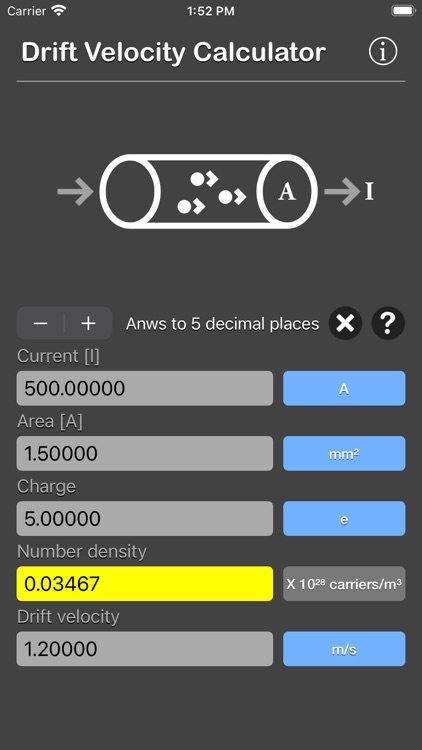 Drift Velocity Calculator screenshot-9