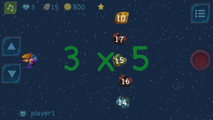 Galactic Math Game