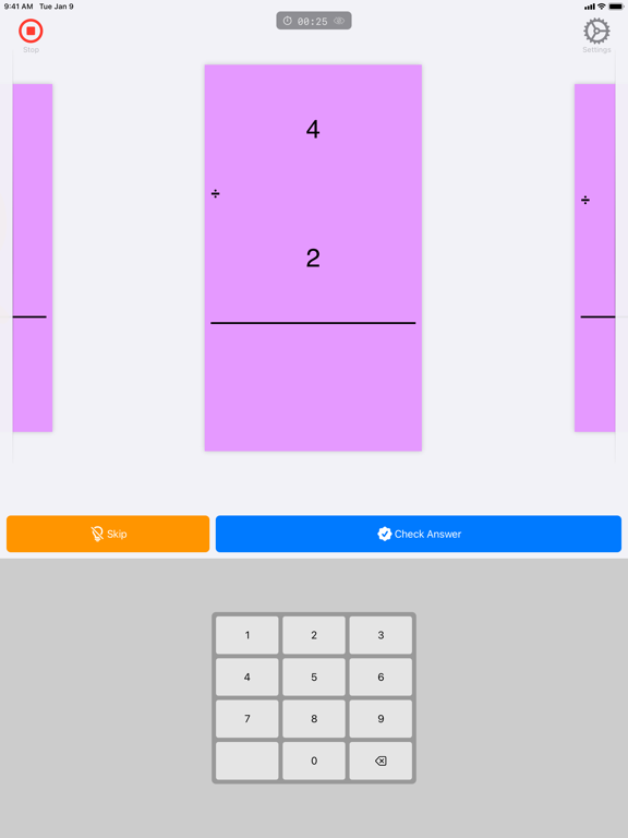 FlashToPass - Math Flash Cards screenshot 4