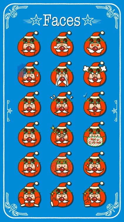 Ninja Santa Christmas Stickers screenshot-3