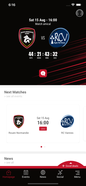 Rouen Normandie Rugby(圖1)-速報App