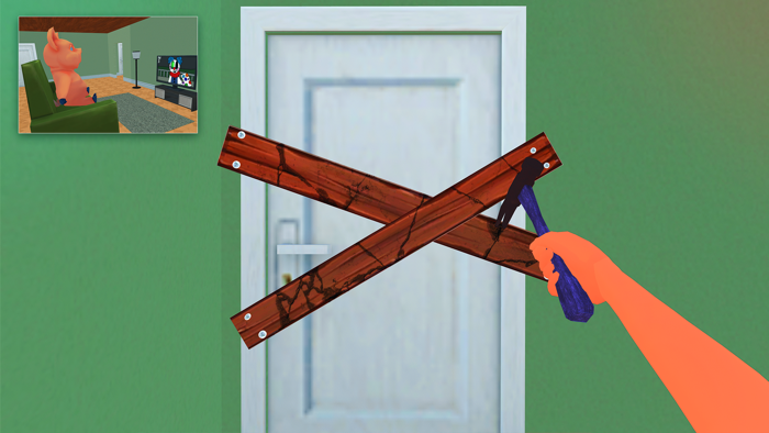 Piggy Escape House  Dog