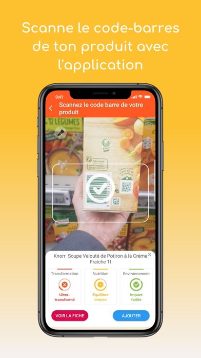 ScanUp - Scannez vos aliments screenshot 2