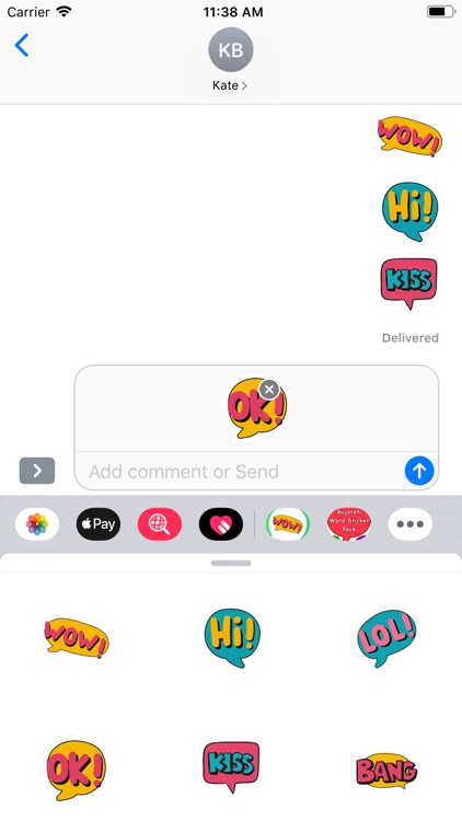 English Chat Stickers screenshot-3