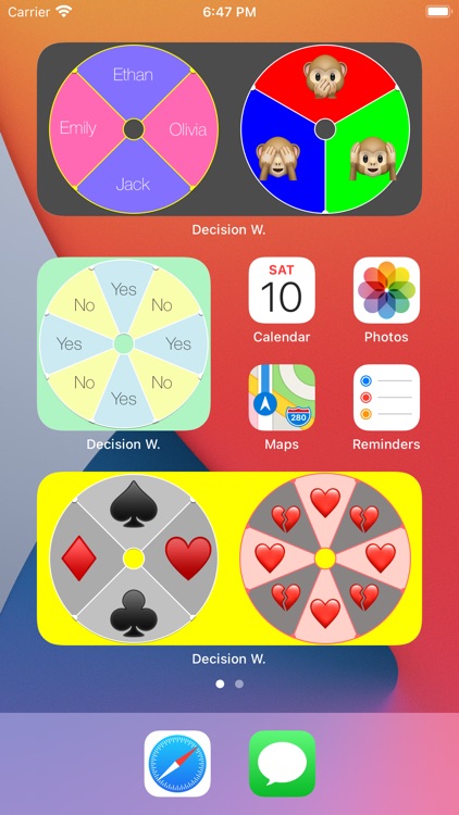 Decision Widget