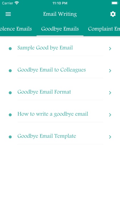 Email Writing Templates screenshot-8