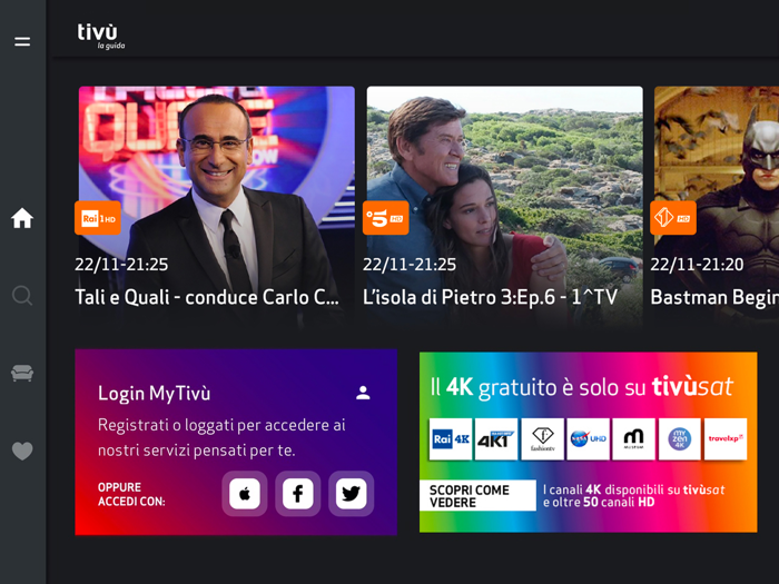 Tiv la Guida programmi tv