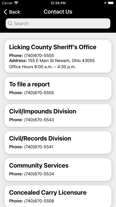 Licking County Sheriffs Office screenshot 3