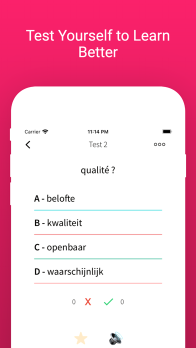 Practice Dutch French Words screenshot 4