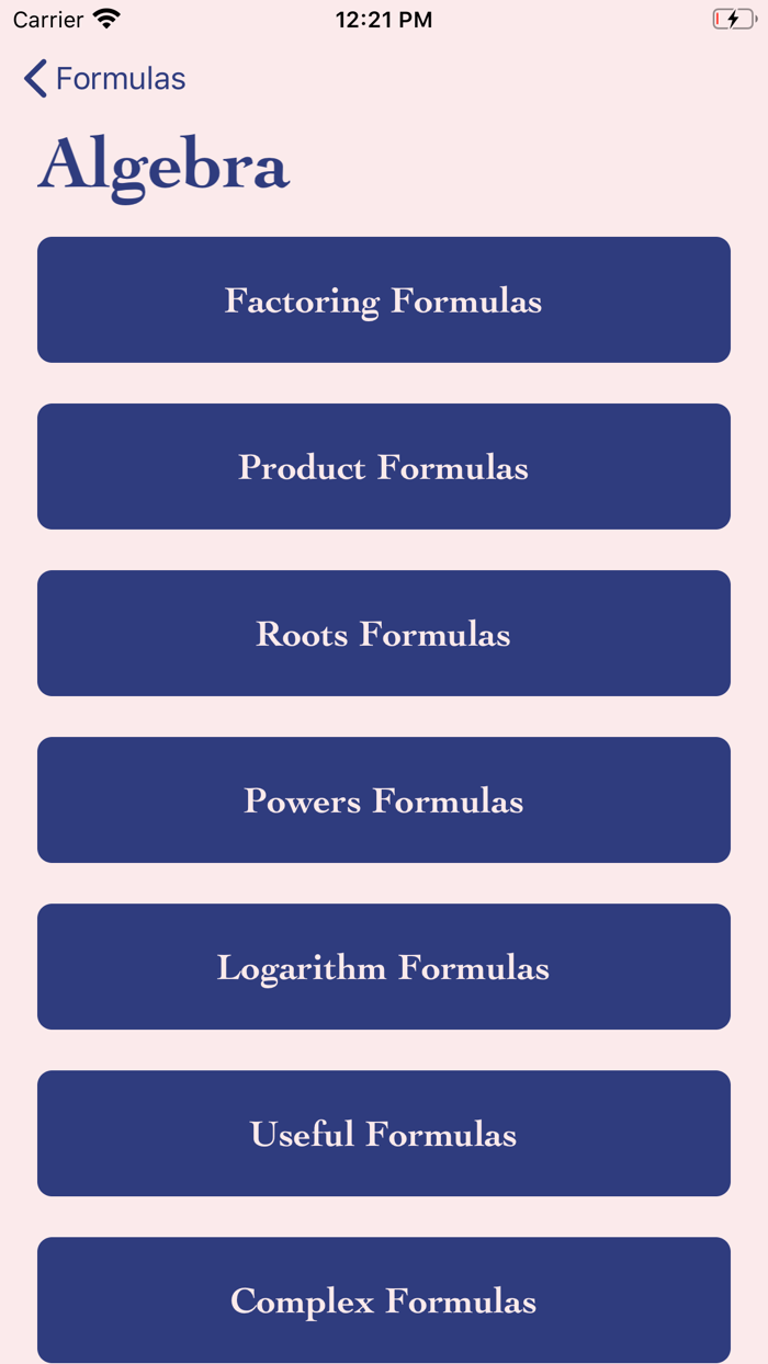 Maths Formulas  Symbols