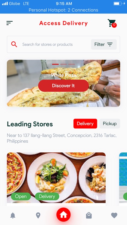 Access Delivery app