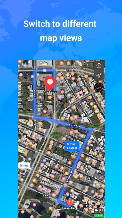 GPS Live Navigation, FreeMaps screenshot-5