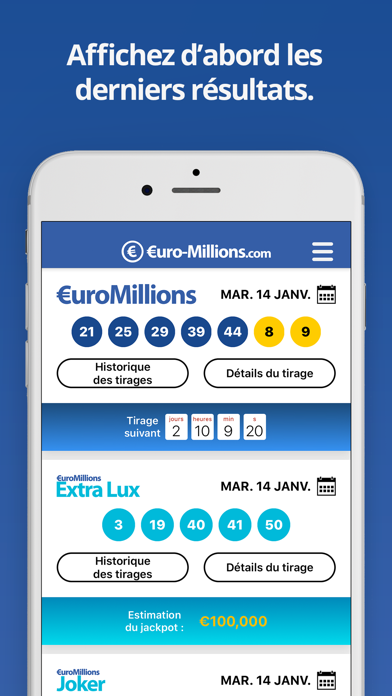 How to cancel & delete Euro Millions (Française) from iphone & ipad 1
