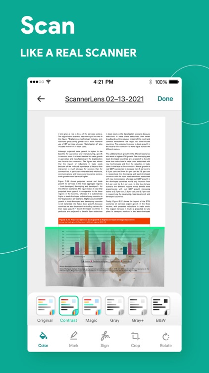 Document scanner: ScannerLens screenshot-0