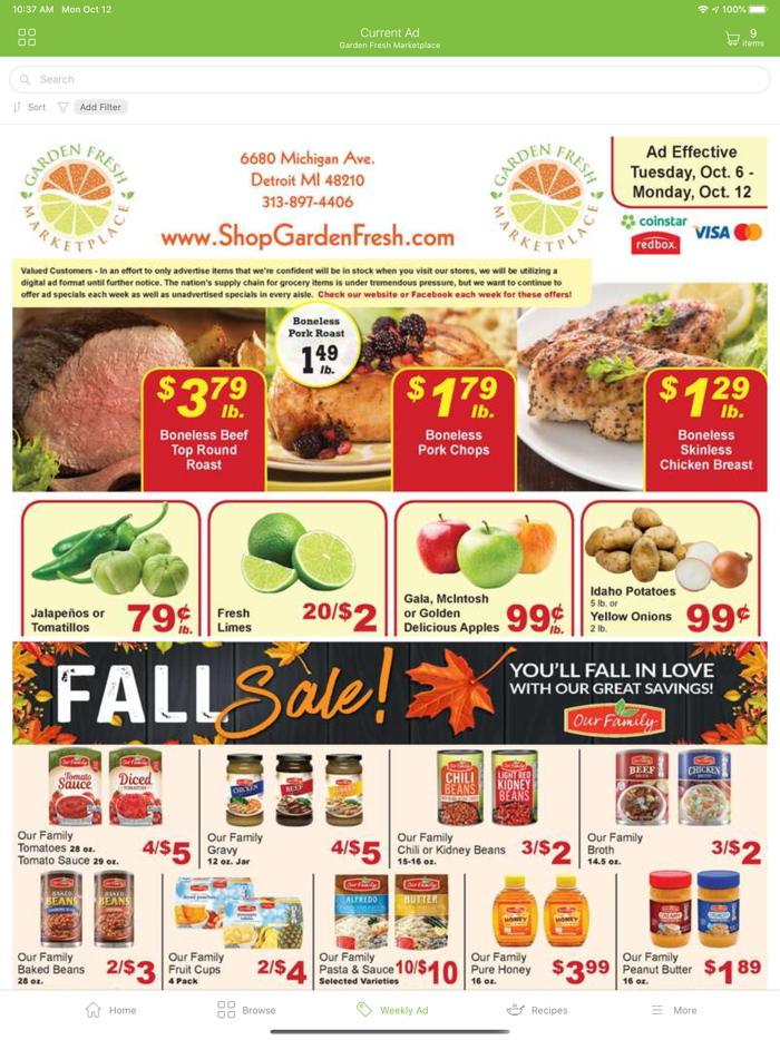 Garden Fresh Online Shopping