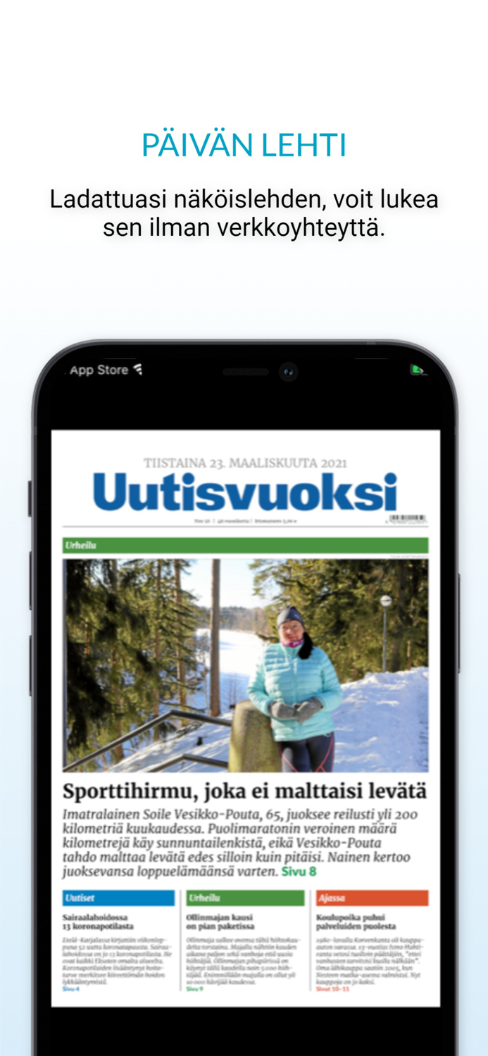 Uutisvuoksi, päivän lehti