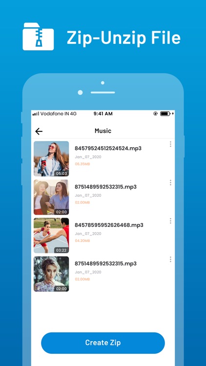 Create & Extract Zip File screenshot-3