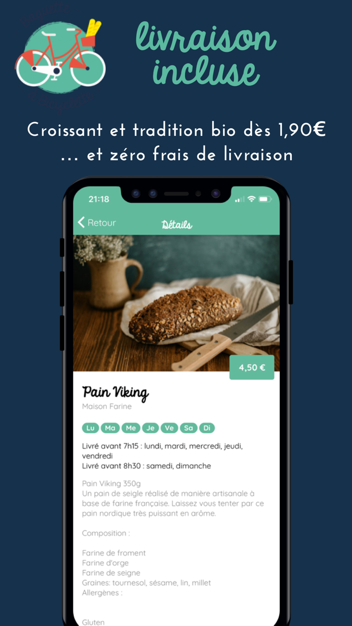 Baguette à Bicyclette