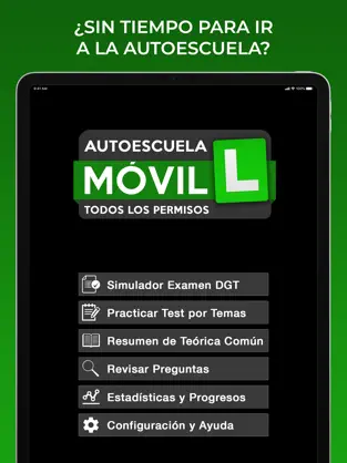 Captura de Pantalla 1 Autoescuela Móvil. Test DGT iphone