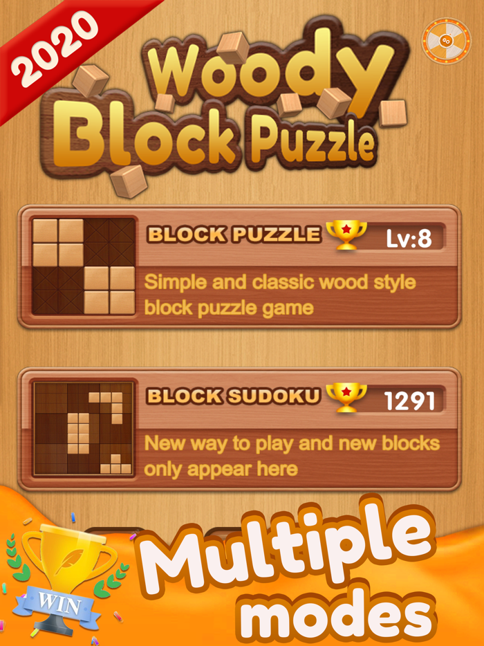 Woody Block Puzzle - 2020