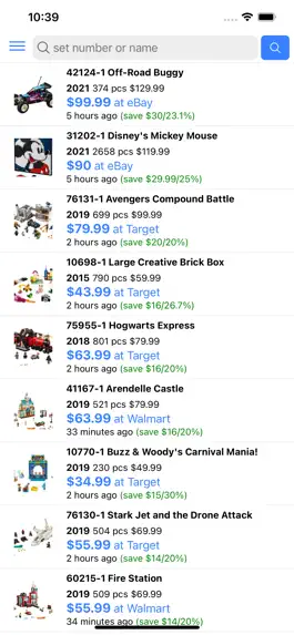 Game screenshot BestBrickPrice apk
