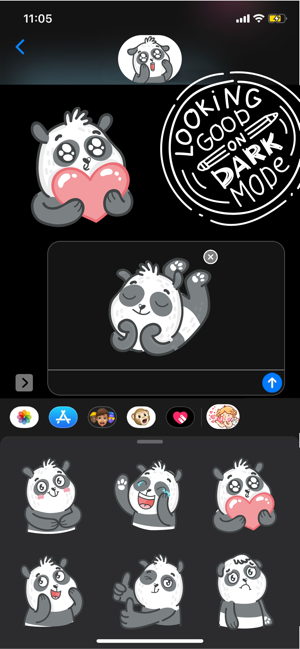 Panda Bear stickers!(圖7)-速報App