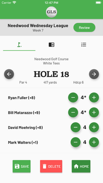 GolfLeagueSite screenshot 4