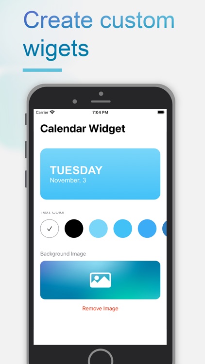 Calendar widget : Minimal