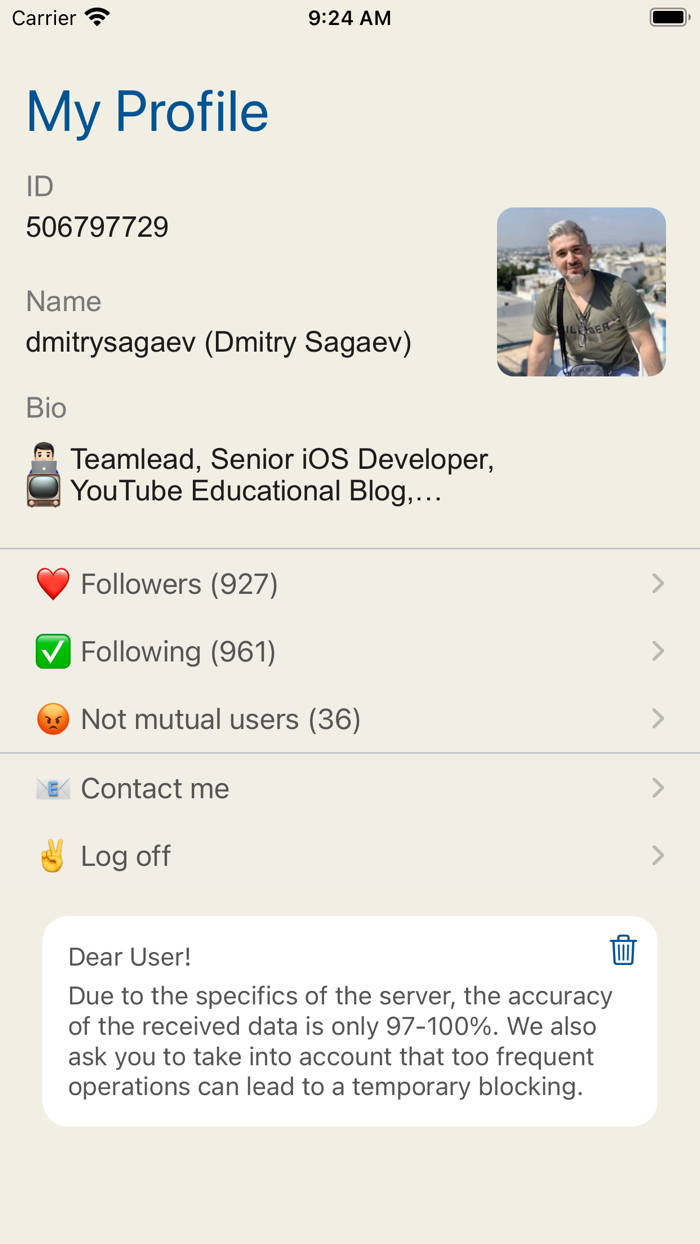 Follower Manager for ClubHouse