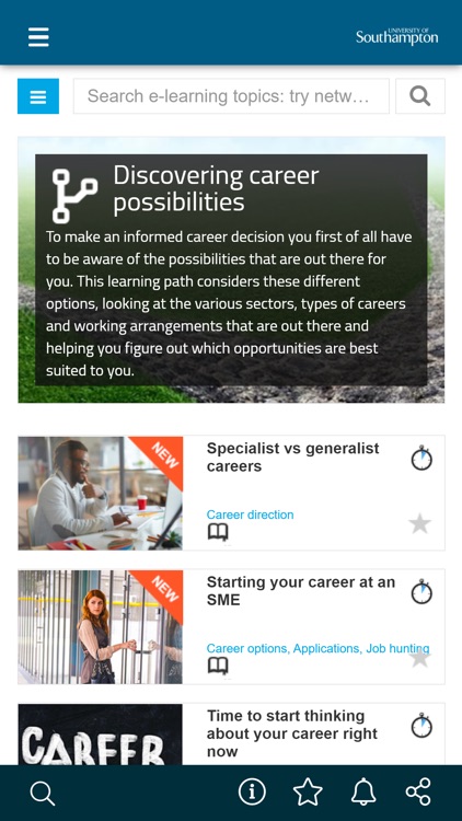 My UoS Career Hub