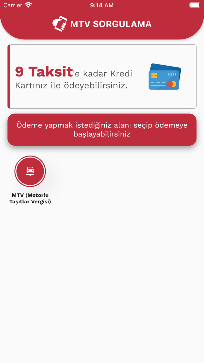 MTV Sorgulama Ve Ödeme