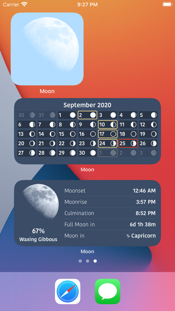 Moon Phases and Lunar Calendar App for iPhone Free Download Moon