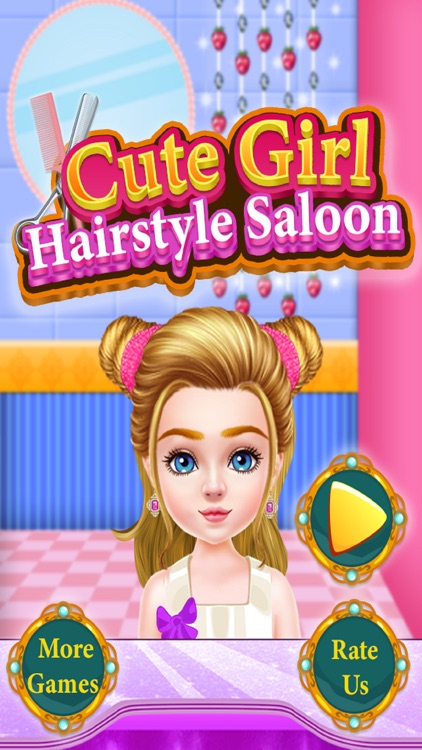 Cute Girl Super Hair Salon