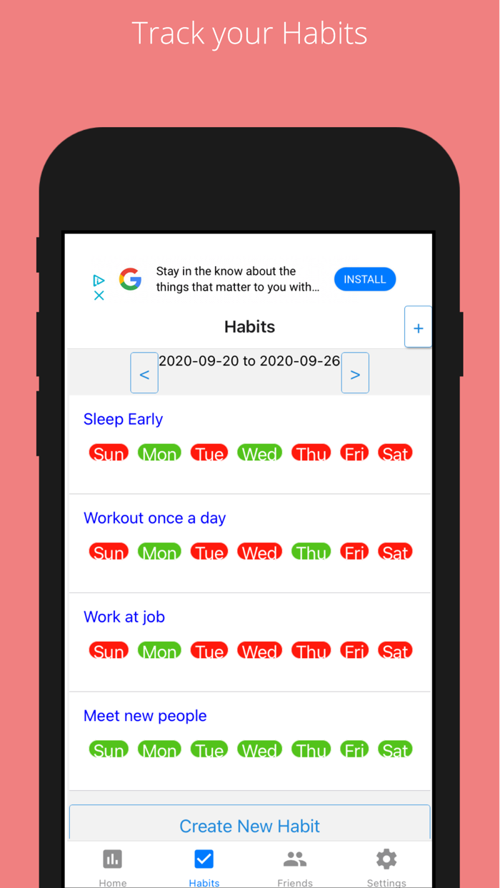 LI - Social Habit Tracker