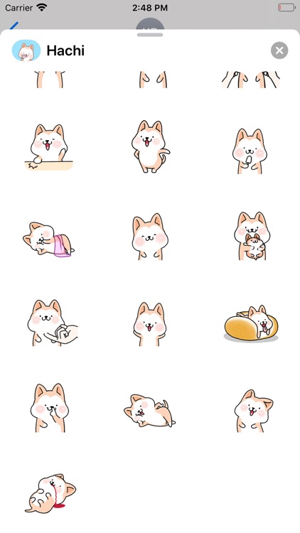 Hachi:Akita Dog Animated Emoji screenshot-4