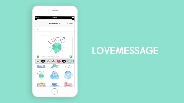 LoveMessageStickers screenshot-3