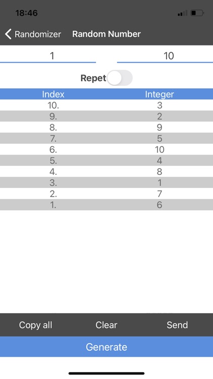 Randomizer - Number Generator