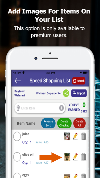 Speed Shopping List screenshot 2