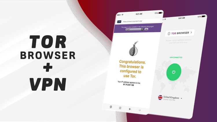 TOR Browser + VPN Private Web