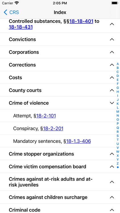 Colorado Revised Statutes 2020 screenshot-5