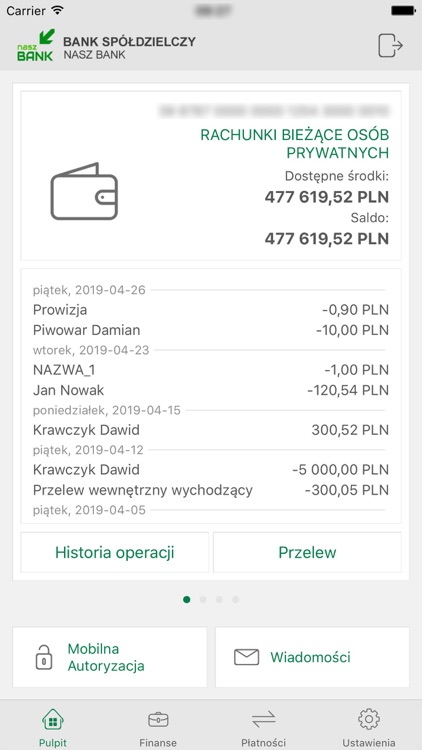 BS Będzin - Nasz Bank
