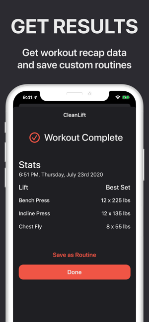 CleanLift - Workout Log(圖2)-速報App