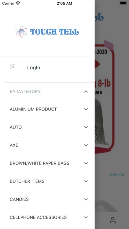 Touch Tell Application